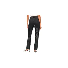 Product image of Mixed Fabric Ultra High Rise 90s Straight Jean