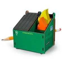 Product image of Genuine Fred Desk Dumpster Pencil Holder with Note Cards