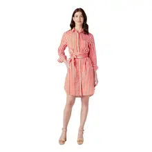 Product image of Katie Kime Retro Stripe Sophia Shirtdress