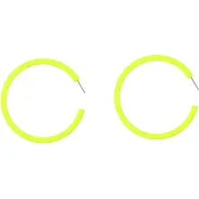 Product image of 90s Retro Neon Circle Hoop earrings