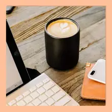 Product image of Fellow Monty Double Wall Ceramic Latte Mug