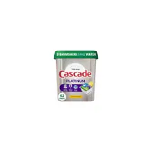 Product image of Cascade Platinum Dishwasher Pods, 62-Count Pack
