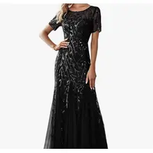 Product image of  Ever-Pretty Women's Illusion Embroidery Mermaid Dress