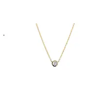 Product image of Bezel Lab Grown Diamond Necklace 0.5 ct
