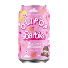 Product image of Olipop x Barbie Peaches & Cream Soda