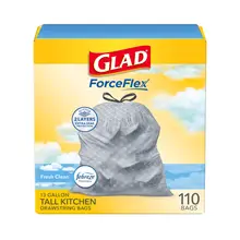Product image of Glad Tall drawstring trash bags