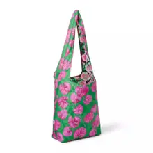 Product image of Poppy/Geranium Leaf Reversible Reusable Bag