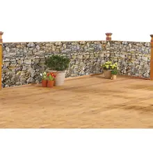 Product image of Faux Stone Privacy Fence Cover
