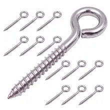 Product image of Zusful 12-Pack 304 Stainless Steel Screw Eyes