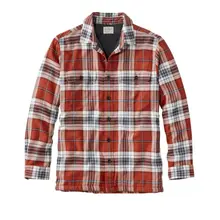 Product image of Men's Fleece-Lined Flannel Shirt, Traditional Fit