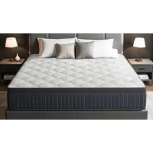 Product image of Ifluous 12 in. Medium King Hybrid Mattress with Box Spring