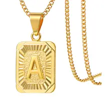 Product image of Mint & Lily Initial Card Pendant Necklace