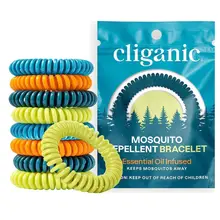 Product image of  Cliganic 10 Pack Mosquito Repellent Bracelets
