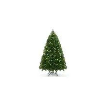Product image of Funcid 6-Foot Premium Pre-Lit Hinged Artificial Christmas Tree