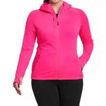 Product image of Women's High Route Full-Zip Grid Fleece Hoodie