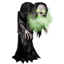 Product image of 6-Foot-Tall Motion Activated Hunched Skeleton Reaper