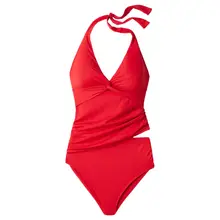 Product image of Everything But Water Twist Halter Tankini Top
