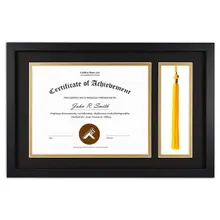 Product image of Golden State Art Wood Diploma Tassel Shadow Box
