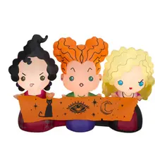 Product image of Disney 3.5-Foot Lighted Hocus Pocus Witches Inflatable