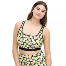 Product image of Racerback Yellow Poppy Sports Bra
