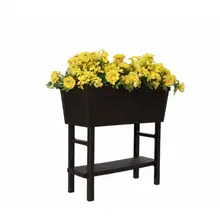 Product image of Polymer Outdoor Products Elevated Brown Resin Raised Garden Bed