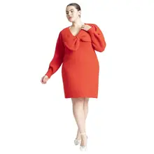 Product image of Eloquii Bow Sweater Mini Dress