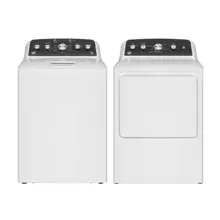 Product image of GE 4.5 cu. ft. Top Load Washer With Cold Plus and 7.2 cu. ft. Dryer with Auto Dry Set