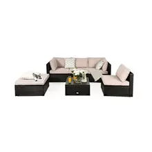 Product image of Costway 6-Piece Outdoor Patio Rattan Furniture Set