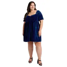 Product image of Modcloth Velvet Sweetheart Babydoll Dress