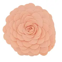 Product image of Flower Design Round Throw Pillow