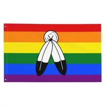 Product image of Two-Spirit Gay Pride Flag