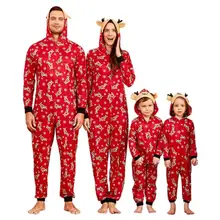 Product image of PatPat Red Reindeer matching Christmas onesies 