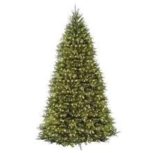 Product image of National Tree Company 12-foot Pre-lit Dunhill Fir with Incandescent Lights