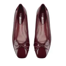 Product image of Bowknot Decor Square Toe Ballet Mary Jane Flats 