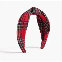 Product image of J.Crew Factory Tartan Knot Headband