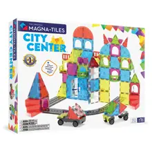 Product image of MAGNA-TILES City Center 110-Piece Magnetic Construction Set