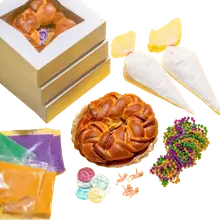 Product image of Traditional Mini New Orleans King Cakes (4-pack)