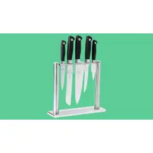 Product image of Mercer Culinary Genesis 6-Piece Forged Knife Block Set