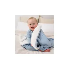 Product image of Light fog ribbed mini cloud blanket