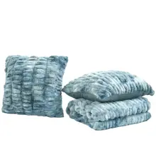 Product image of Etta Avenue Alonso Faux Fur Throw 3-Piece Set
