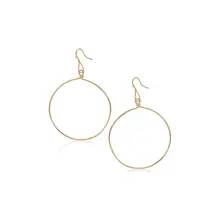 Product image of Humble Chic Drop Hoop Earrings