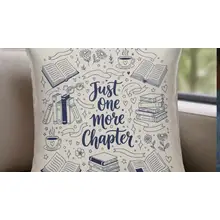 Product image of Book Lover Throw Pillow