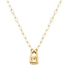 Product image of Initial Lock Necklace