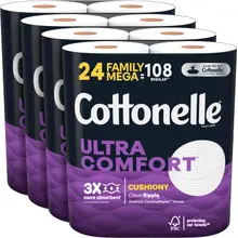 Product image of Cottonelle Ultra Comfort Toilet Paper 24-pack