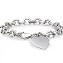 Product image of Heart-Tag Bracelet In Sterling Silver