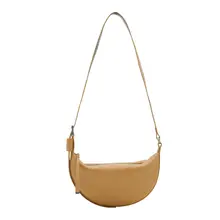 Product image of AllSaints Half Moon Leather Crossbody Bag