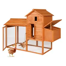 Product image of Best Choice Products 80-Inch Outdoor Wooden Chicken Coop