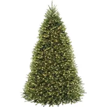 Product image of National Tree Company Dunhill Fir 9-foot with Dual-colored Lights