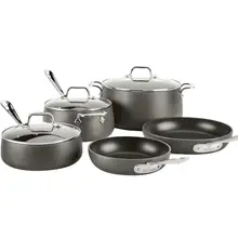 Product image of All-Clad HA1 Hard Anodized Nonstick 8-piece Cookware Set