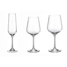 Product image of Red Vanilla Strix 18-Piece All-Purpose Wine Glass Set